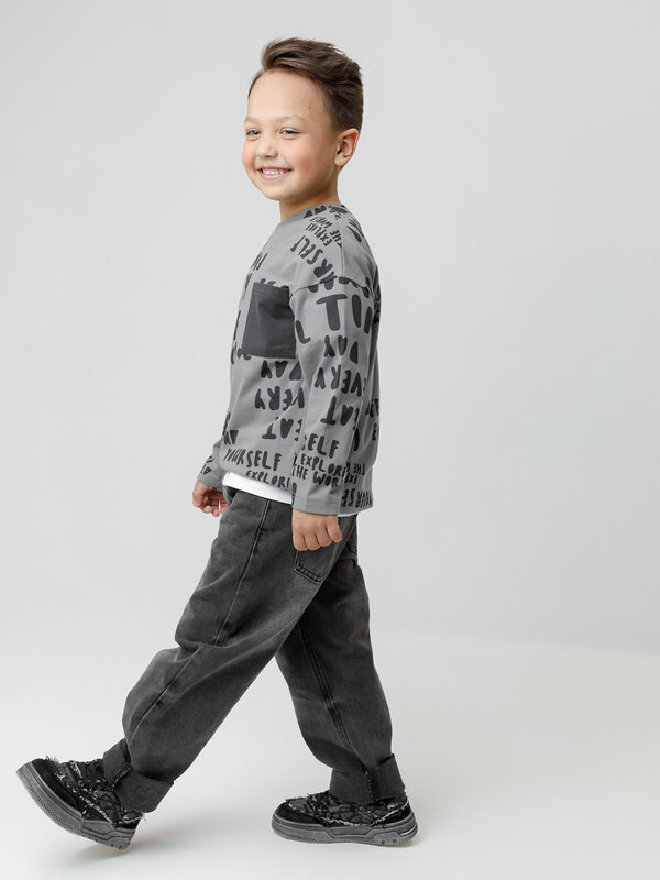 CROCKID Лонгслив 571170 КР 302846 темно-серый