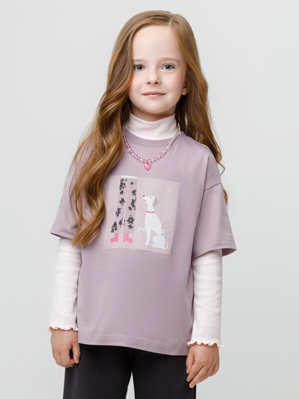 CROCKID Футболка 571191 КР 302866 фиолетовый