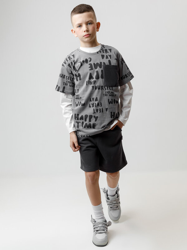 CROCKID Шорты 571218 КР 400858 темно-серый