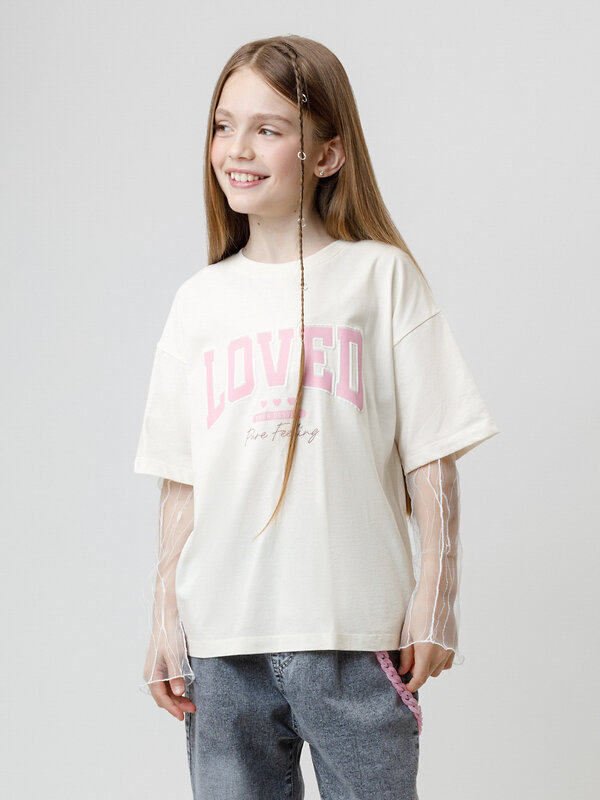 CROCKID Футболка 571226 КР 302838 светло-розовый