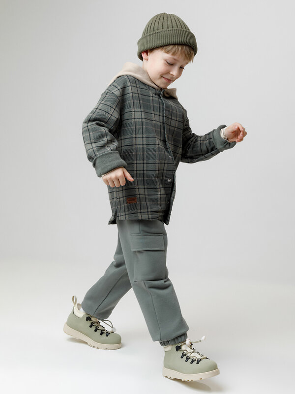 CROCKID Рубашка 571263 КР 302780 зеленый