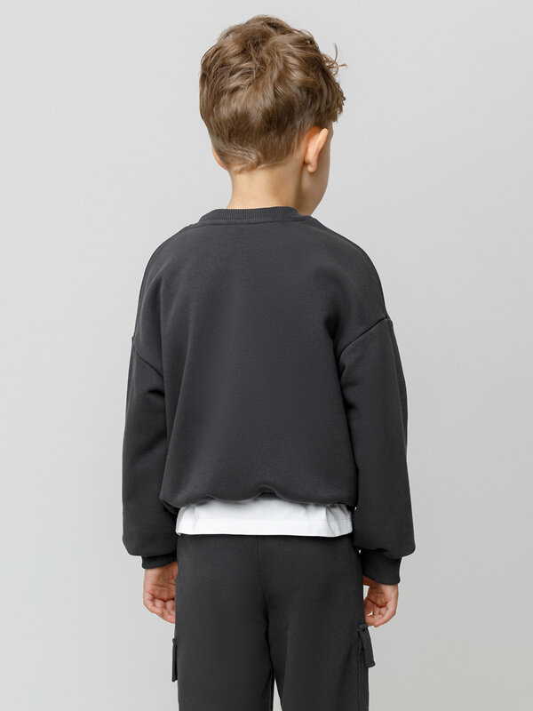 CROCKID Свитшот 571285 КР 302843 темно-серый