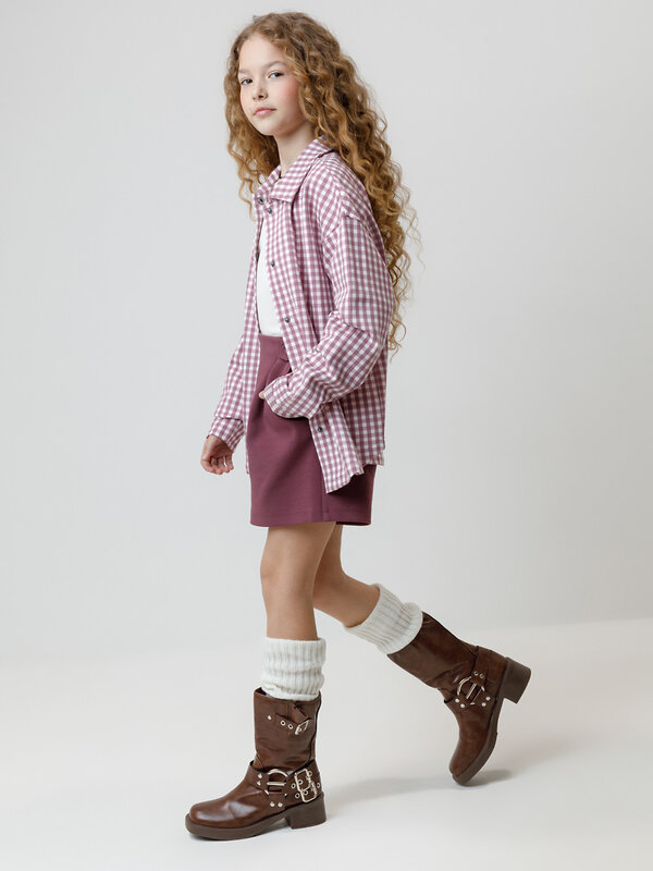 CROCKID Рубашка 571287 КР 302567 бордовый