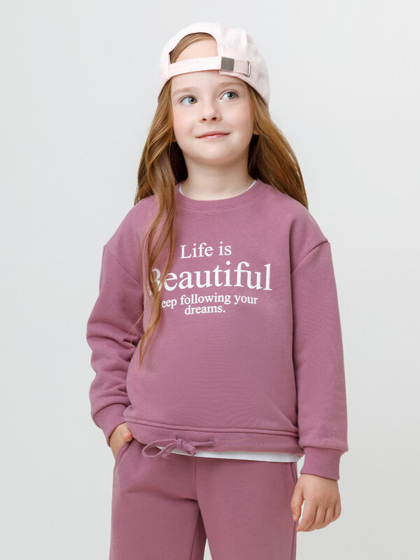 CROCKID Свитшот 571298 КР 302827 бордовый