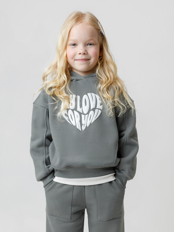 CROCKID Худи 571305 КР 302815 зеленый