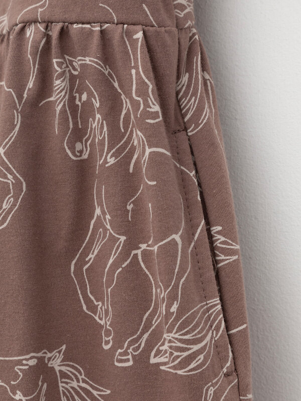 CROCKID Платье 571386 КР 5848 кофейный