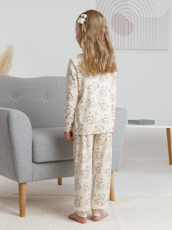 CROCKID Пижама 571391 К 1552 светло-бежевый