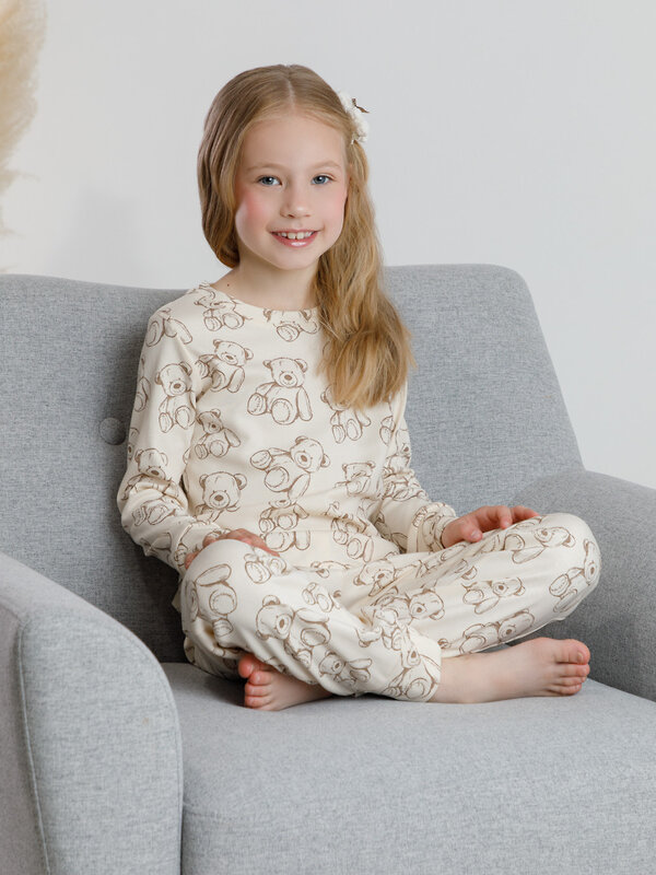 CROCKID Пижама 571391 К 1552 светло-бежевый