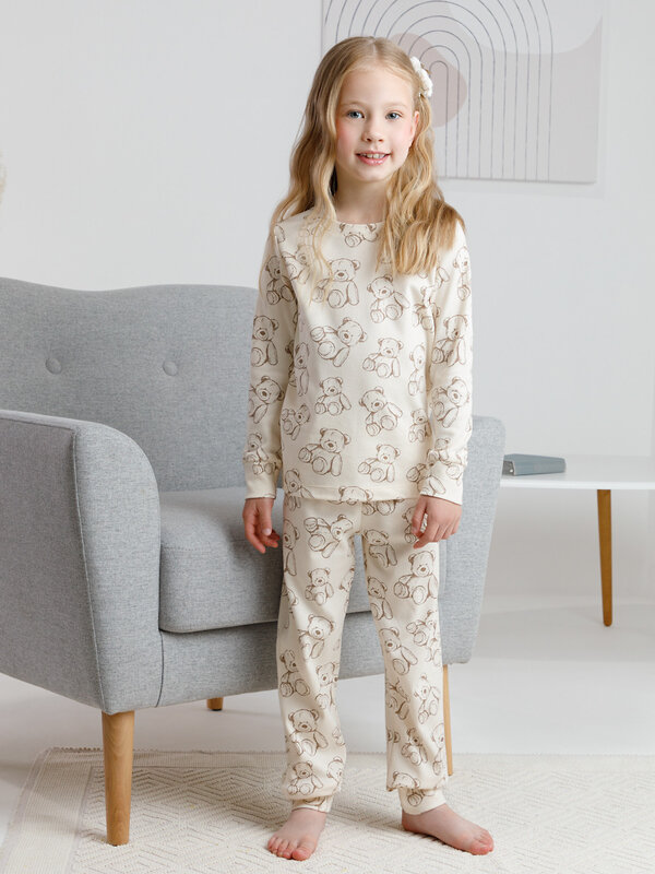 CROCKID Пижама 571391 К 1552 светло-бежевый