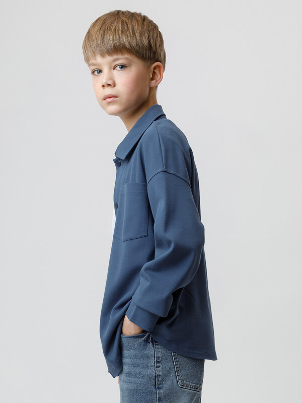 CROCKID Рубашка 571401 КР 302794 синий