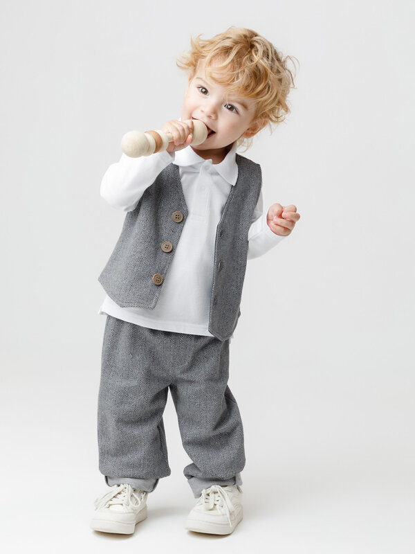 CROCKID Поло 571436 КР 302626 белый