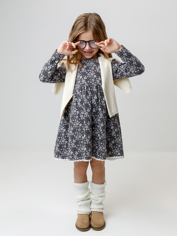 CROCKID Платье 571437 КР 5836 темно-серый