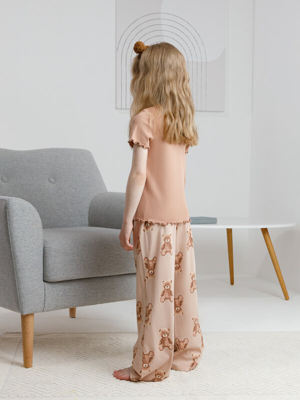 CROCKID Пижама 571450 К 1636 коричневый