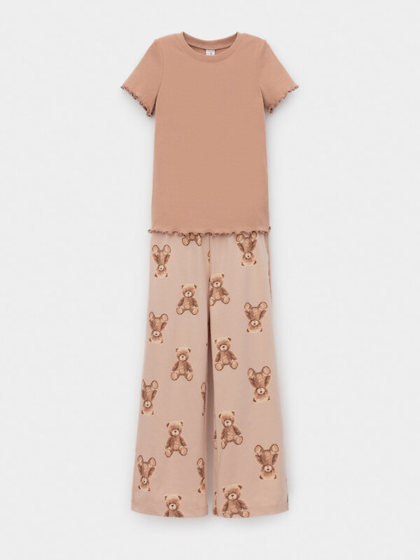 CROCKID Пижама 571450 К 1636 коричневый