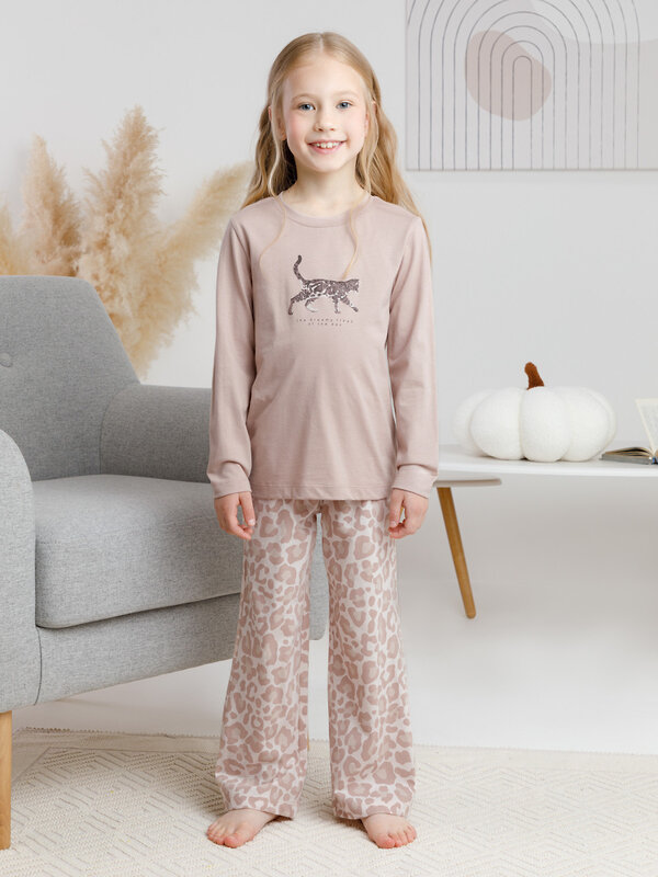 CROCKID Пижама 571452 К 1623 кофейный