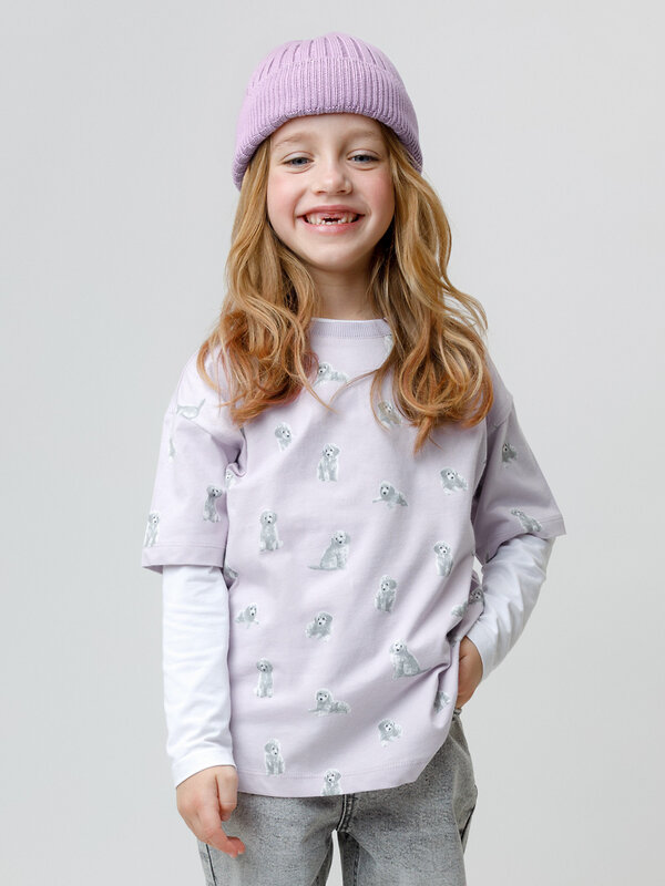 CROCKID Футболка 571479 КР 302878 фиолетовый