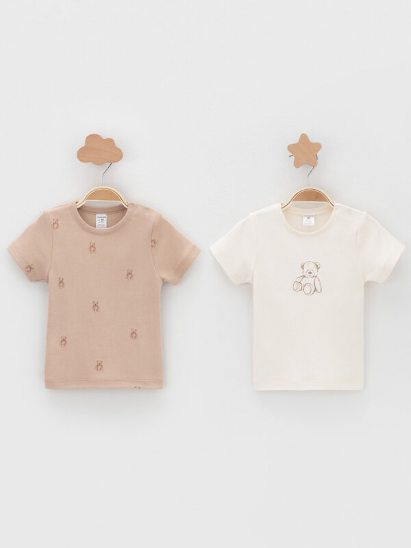 CROCKID Футболка 571506 К 301156-2уп бежевый