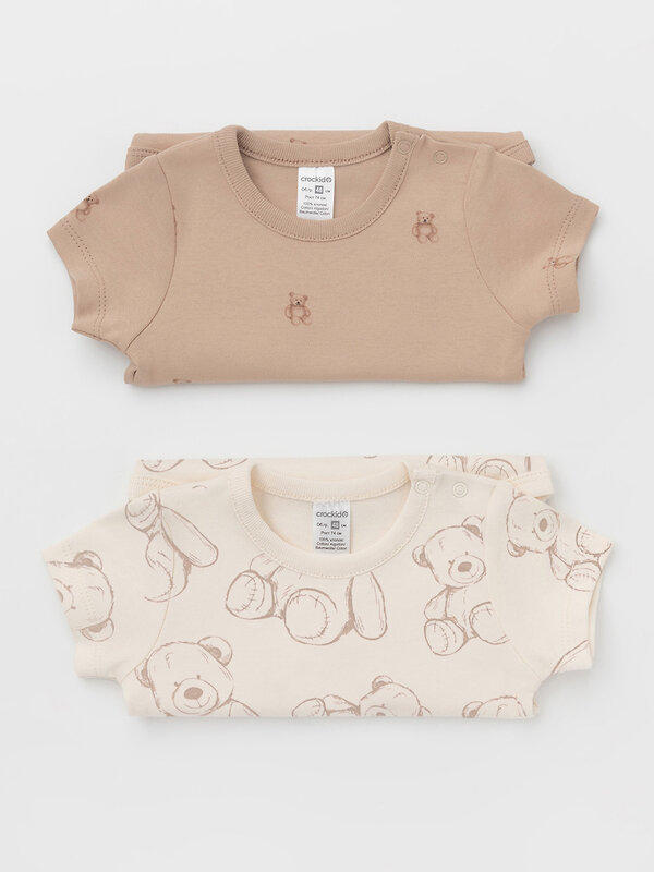 CROCKID Боди 571507 К 6073-2уп бежевый
