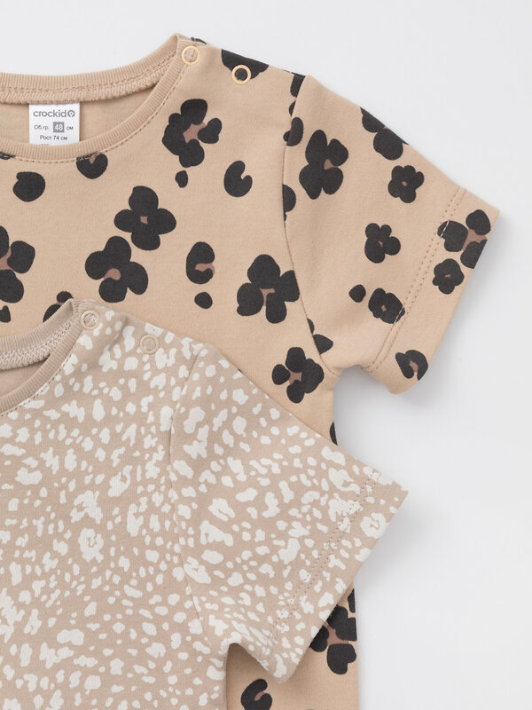 CROCKID Футболка 571521 К 301156-2уп бежевый