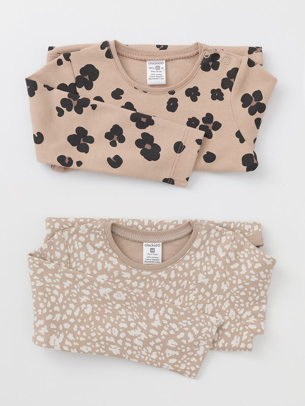 CROCKID Боди 571522 К 6087-2уп бежевый