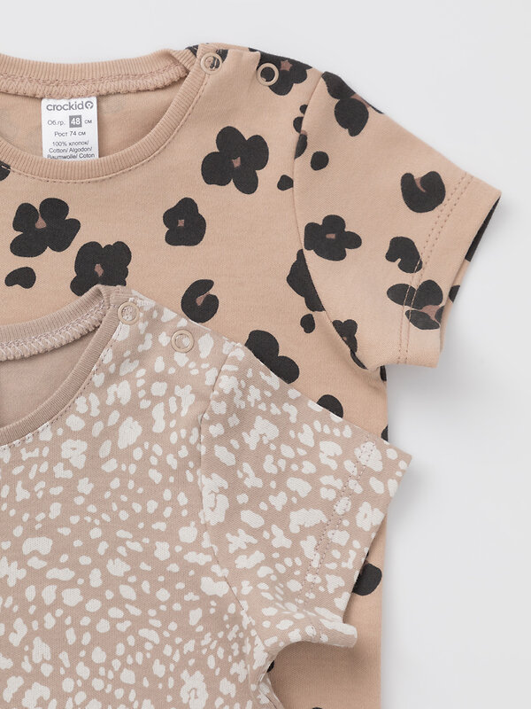 CROCKID Боди 571525 К 6073-2уп бежевый