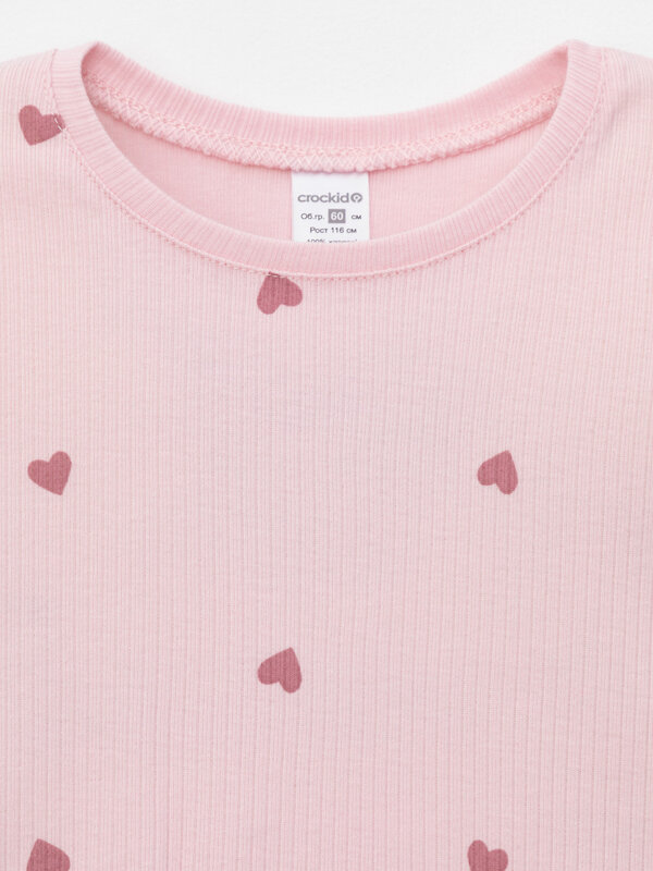 CROCKID Пижама 571530 К 1618 розовый