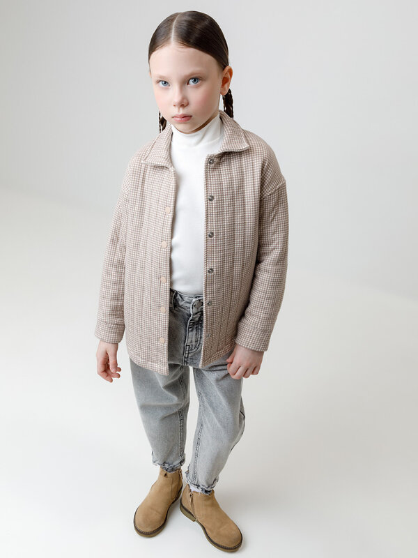 CROCKID Рубашка 571549 КР 302578 бежевый