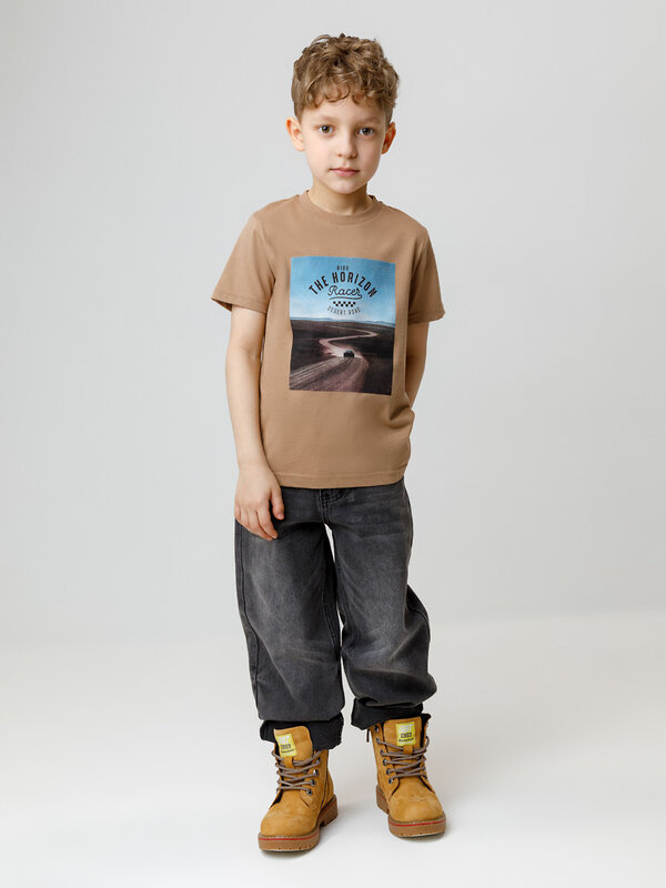 CROCKID Футболка 571551 КР 302840 коричневый