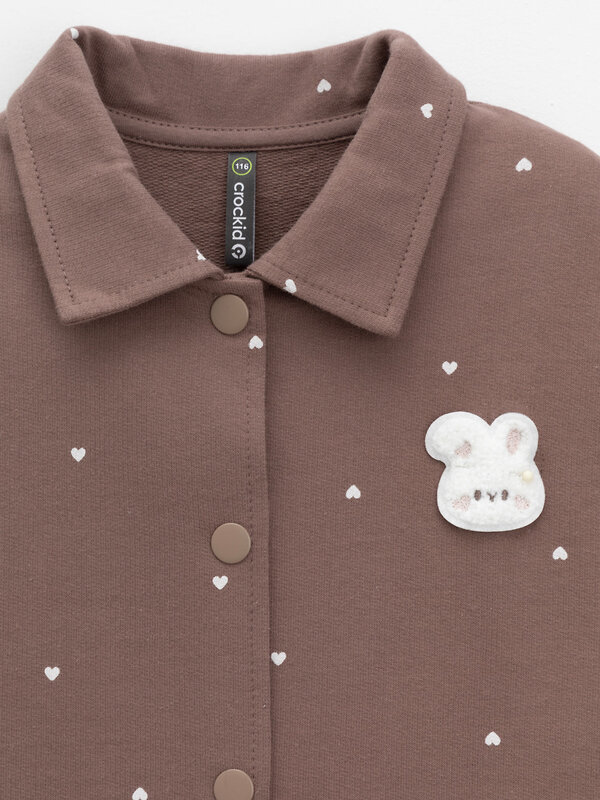 CROCKID Рубашка 571565 КР 302903 коричневый