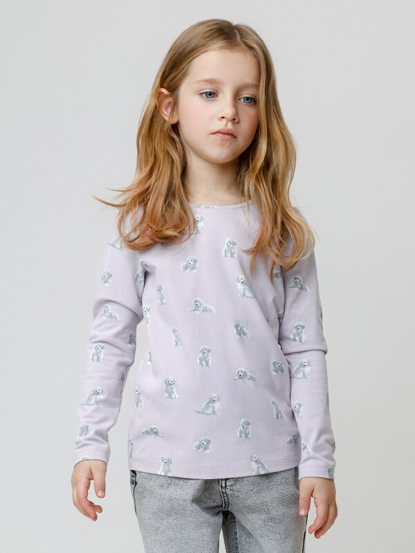 CROCKID Лонгслив 571567 КР 302880 фиолетовый