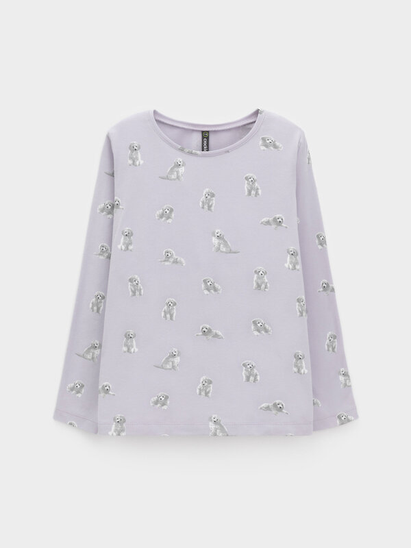 CROCKID Лонгслив 571567 КР 302880 фиолетовый