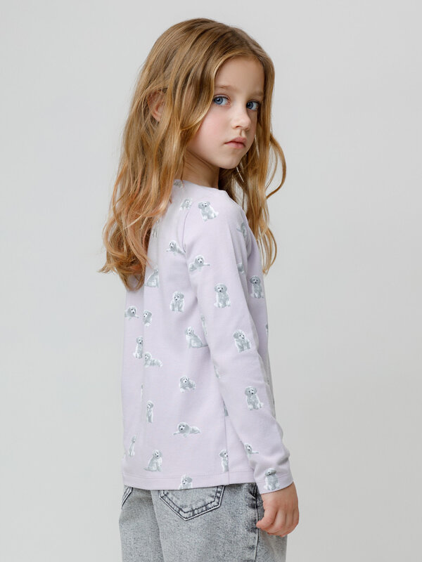 CROCKID Лонгслив 571567 КР 302880 фиолетовый