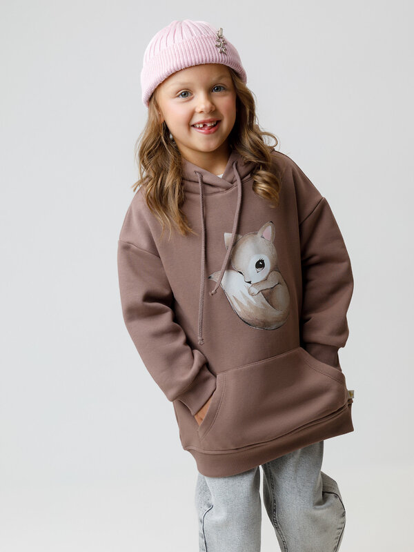 CROCKID Худи 571585 КР 302165 кофейный