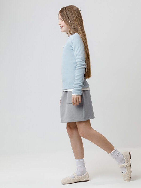 CROCKID Юбка 571624 КР 7153 серый