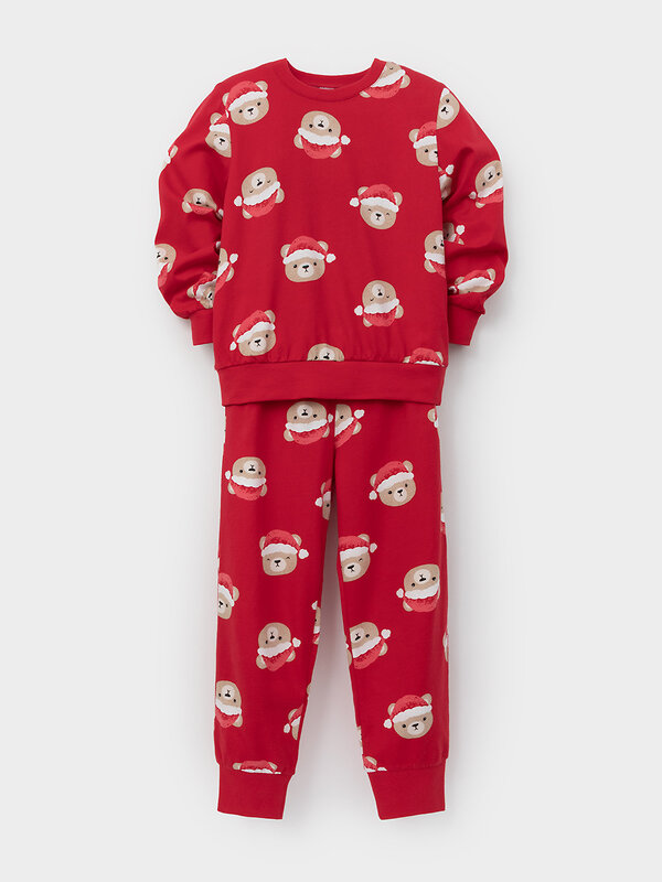 CROCKID Пижама 571636 К 1663 красный