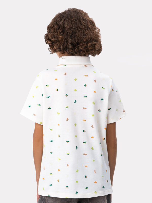 MARK FORMELLE Поло 571655 113430/1 рисунки на молочном