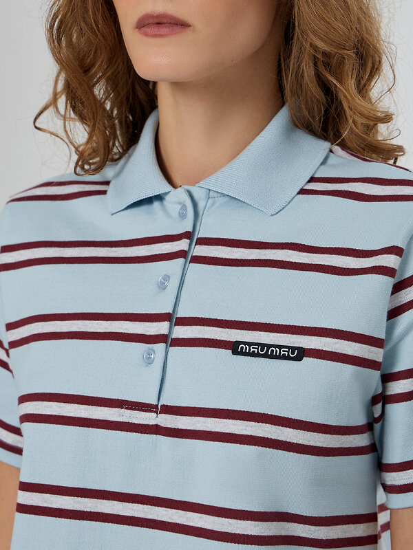 MARK FORMELLE Поло 571661 112900 бордово -голубая полоска