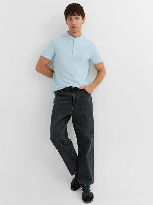 MARK FORMELLE Поло 571667 111697/1 серо -голубой
