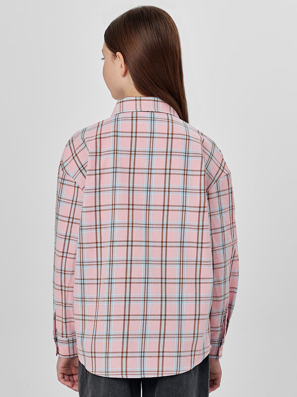MARK FORMELLE Рубашка 571672 127981 голубая и розовая клетка