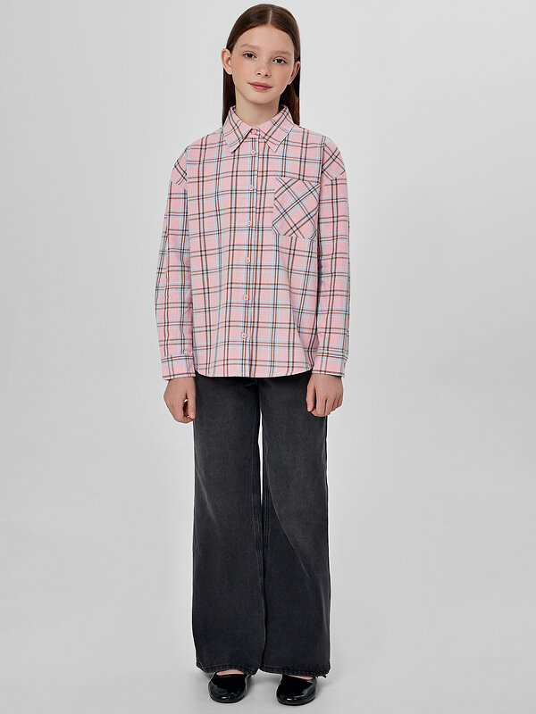 MARK FORMELLE Рубашка 571672 127981 голубая и розовая клетка