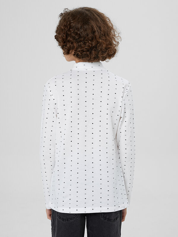 MARK FORMELLE Рубашка 571673 123432/1 геометрия на белом