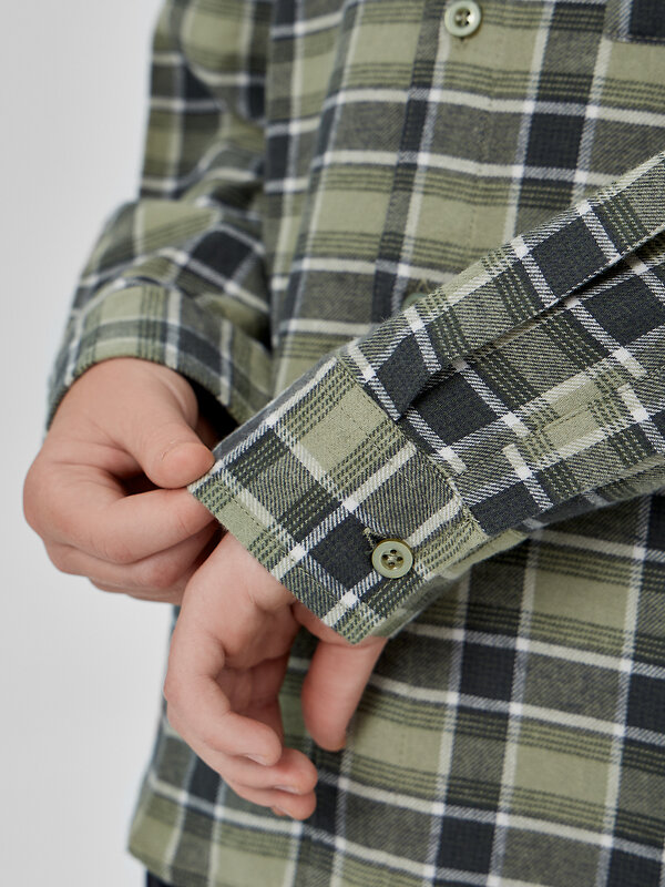 MARK FORMELLE Рубашка 571674 123484 зеленая клетка