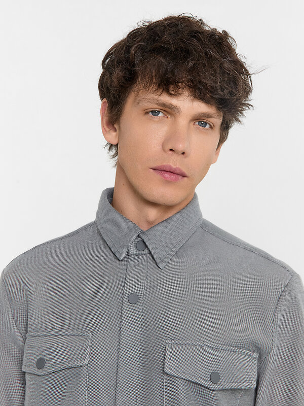 MARK FORMELLE Рубашка 571679 121198/1 двухцветный т.серый