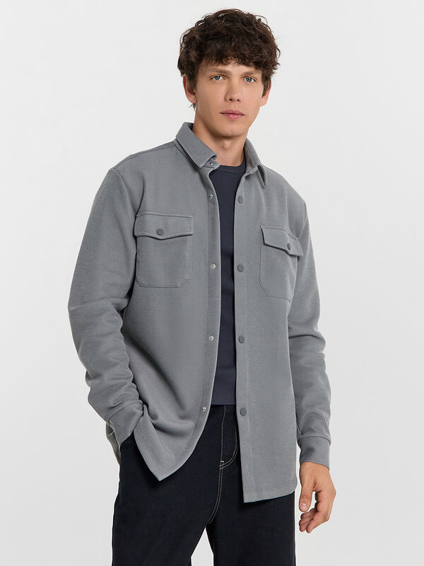 MARK FORMELLE Рубашка 571679 121198/1 двухцветный т.серый