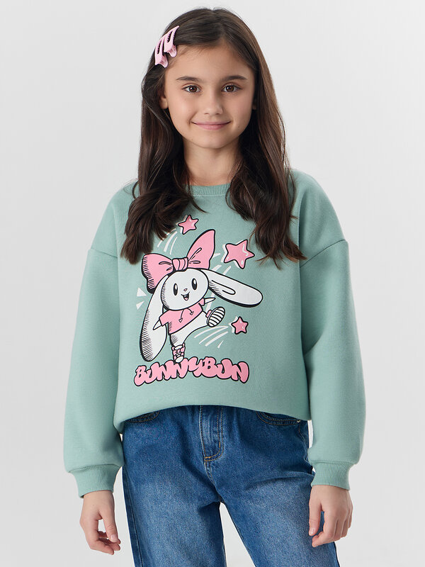 MARK FORMELLE Свитшот 571683 127958 шалфей +печать