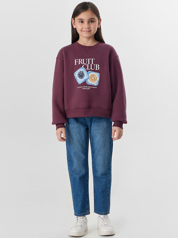 MARK FORMELLE Свитшот 571686 127982 ежевичный +печать