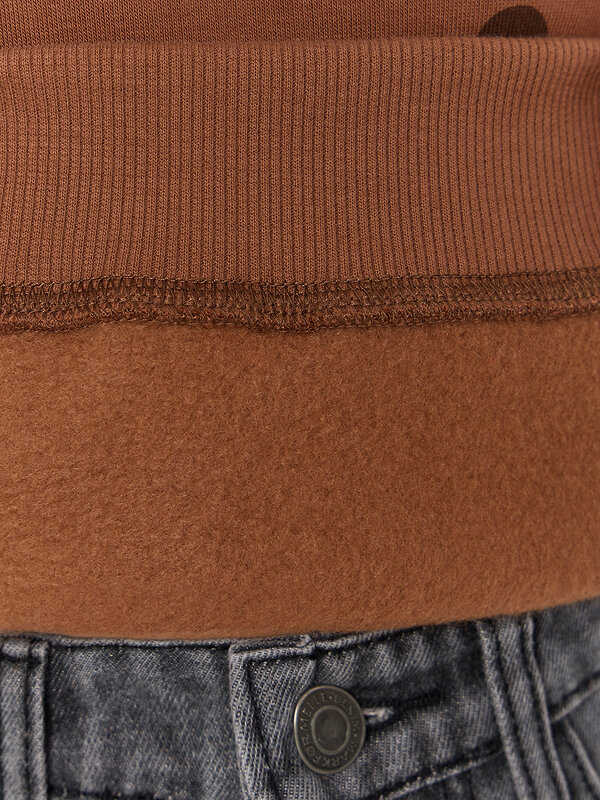 MARK FORMELLE Свитшот 571688 127982 цветочки на коричневом