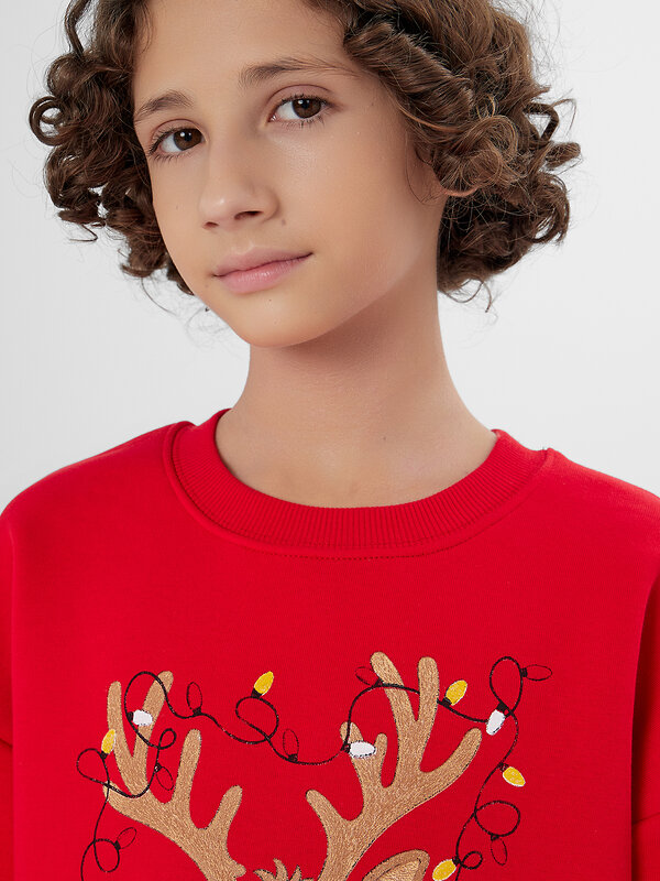 MARK FORMELLE Свитшот 571691 123437/1 красный +печать