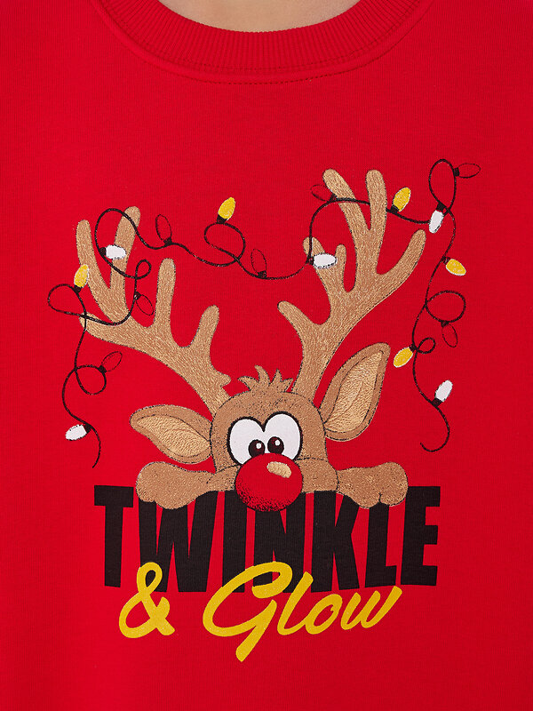 MARK FORMELLE Свитшот 571691 123437/1 красный +печать