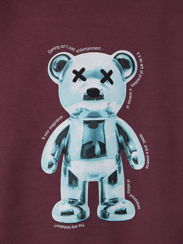 MARK FORMELLE Свитшот 571693 123466 ежевичный +печать